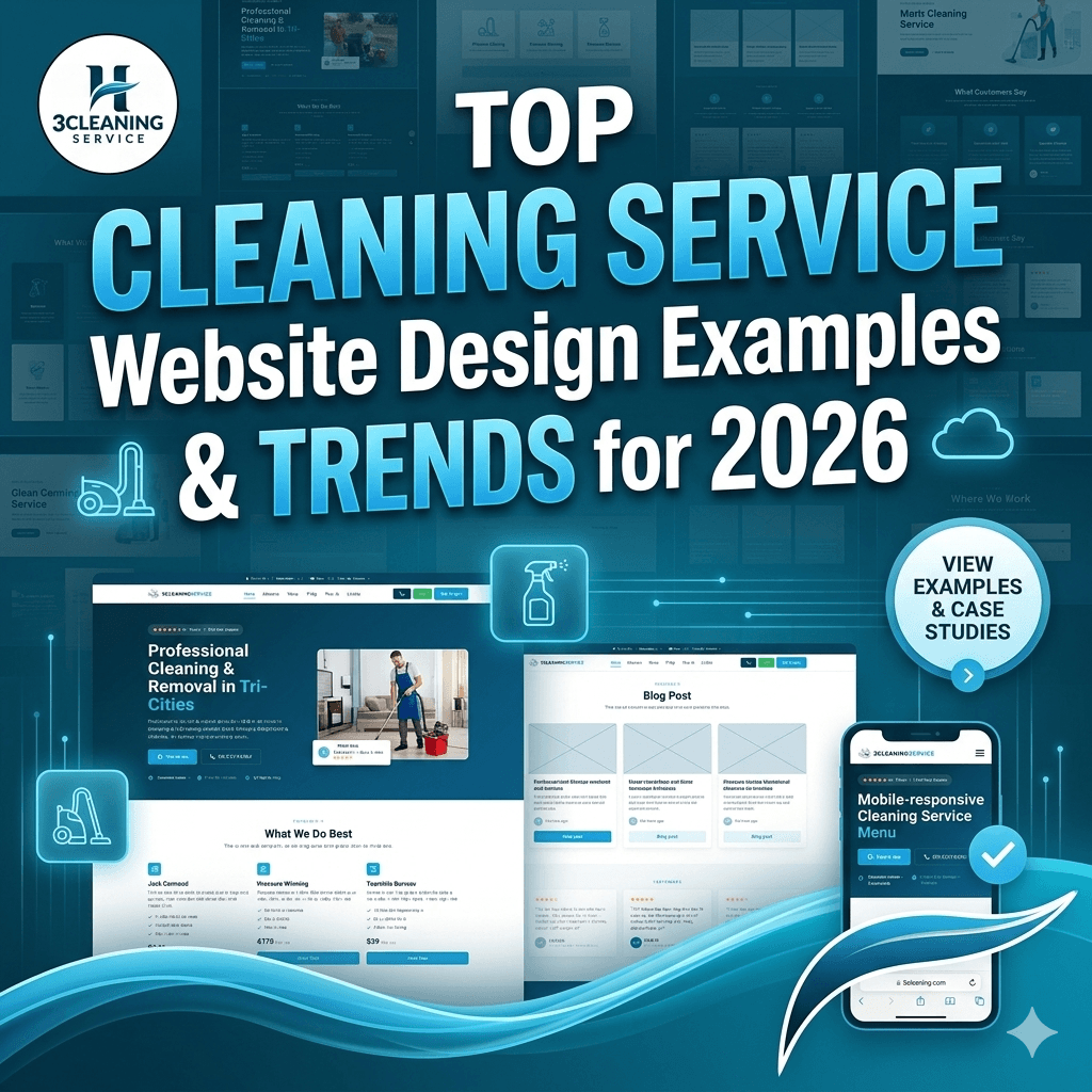 Top Cleaning Service Website Design Examples & Trends for 2026